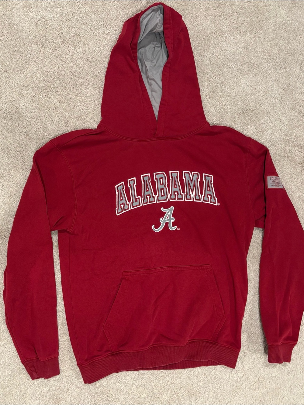 Colosseum Youth XL Red Pullover Hoodie